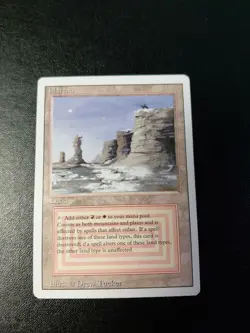 Magic the Gathering Plateau MtG Revised - MP - Image 1