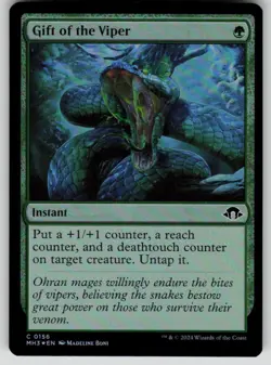 Gift of the Viper Foil Common Modern Horizons 3 156 MTG Near Mint 2024 - Image 1