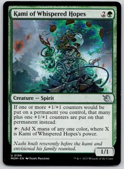 Kami of Whispered Hopes 196 March of the Machine Magic: The Gathering NM - Image 1