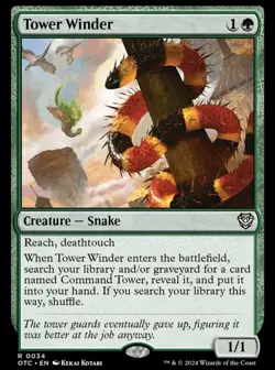 MTG Tower Winder (34/421) Outlaws of Thunder Junction Commander NM - Image 1