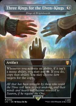 1x Three Rings for the Elven-Kings (Rings of Brighthearth) (352) ~~ Borderless - - Image 1