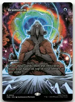 Brainstorm (Borderless) #4 NM Teenage Mutant Ninja Turtles Source Material - Image 1