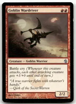 Goblin Wardriver #64 (NM) Mirrodin Besieged MBS Magic MTG - Image 1