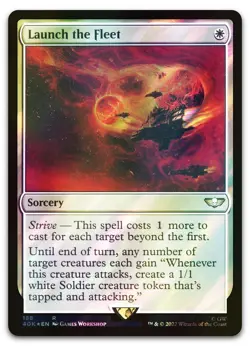 Launch the Fleet (Surge Foil) #188 (NM) Warhammer 40,000 40K Magic MTG - Image 1
