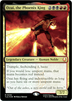 Ozai, the Phoenix King (Foil) 0235 - Avatar: The Last Airbender TLA - MTG - NM/M - Image 1