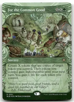 For the Common Good (Showcase) #321 (Foil) (LP) Bloomburrow BLB Magic MTG - Image 1