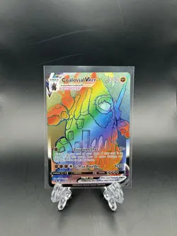 Coalossal VMAX (Secret) 189/185 Secret Rare Holo NM Pokemon SWSH04: Vivid Voltag - Image 1