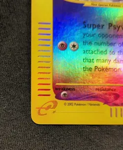 Pokemon TGC Mew 19/165 Expedition Base Set 2002 Holo RARE Reverse Holo - Image 2