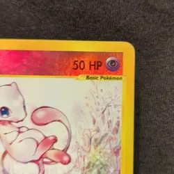 Pokemon TGC Mew 19/165 Expedition Base Set 2002 Holo RARE Reverse Holo - Image 3