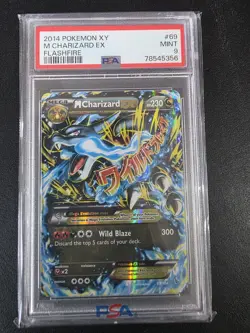 PSA 9 M Charizard EX #69/106 Flashfire XY Pokemon - Image 1