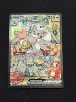 Pokemon TCG Chaos Rising Cinccino ex Special Illustration Rare 119/086 NM - Image 1