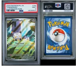 TOGEDEMARU 2025 POKEMON PHANTASMAL FLAMES ILLUSTRATION RARE #104/094 PSA 9 Q0465 - Image 3