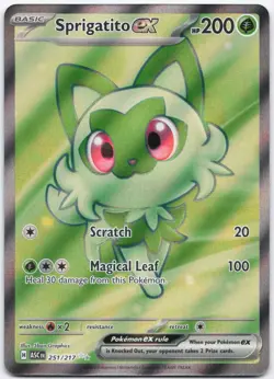 Sprigatito ex 251/217 Ultra Rare Ascended Heroes Pokemon Near Mint - Image 1