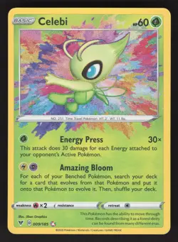 Celebi 009/185 Pokemon TCG SWSH04: Vivid Voltage NM - Image 1