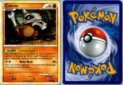 Cubone HGSS Triumphant 60/102 2010 Common Lightly Played - Image 3