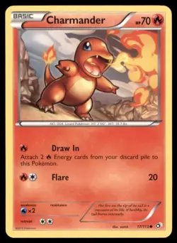 Pokemon TCG Charmander 17/113 Regular - Image 1