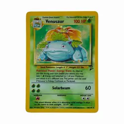 Pokemon TCG Venusaur Holo Rare Base Set 2 #18/130 WOTC Vintage ~MP - Image 1