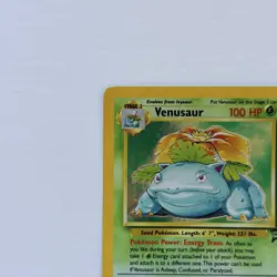 Pokemon TCG Venusaur Holo Rare Base Set 2 #18/130 WOTC Vintage ~MP - Image 3