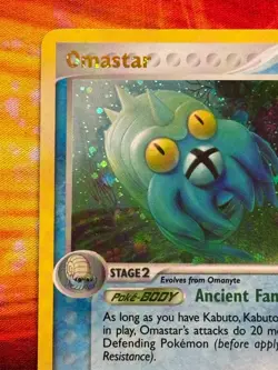 Omastar 23/92 Reverse Holo Rare Stamped - Pokemon EX Legend Maker - NM/VLP - Image 2