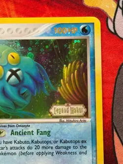 Omastar 23/92 Reverse Holo Rare Stamped - Pokemon EX Legend Maker - NM/VLP - Image 3