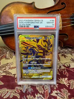 Garchomp & Giratina GX #189 Tag Team PSA 10 - 2023 Simplified Chinese Pokemon - Image 3