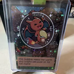 Zardie Pokiebubies 1st Edition #7 Chef Ken Lee Holo Fan Made Art - Image 1