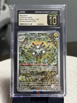 Pokemon Magneton Surging Sparks ETB Promo SVP EN 159 CGC 10 Pristine - Image 1