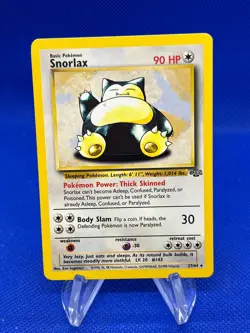 1999 Pokemon Jungle Unlimited Snorlax 27/64 Regular Rare NM - Image 1