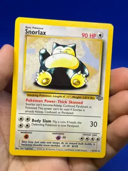 1999 Pokemon Jungle Unlimited Snorlax 27/64 Regular Rare NM - Image 2