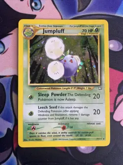 Pokemon Card TCG - Jumpluff 7/111 Neo Genesis Holo LP - Image 1