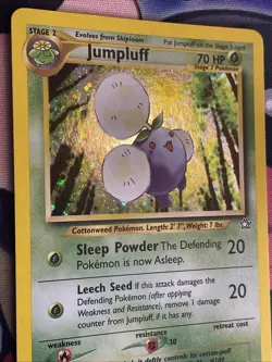 Pokemon Card TCG - Jumpluff 7/111 Neo Genesis Holo LP - Image 4
