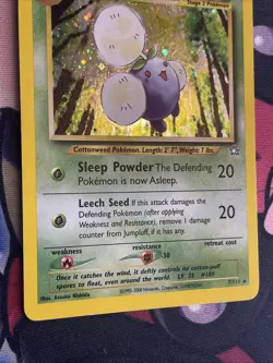 Pokemon Card TCG - Jumpluff 7/111 Neo Genesis Holo LP - Image 5