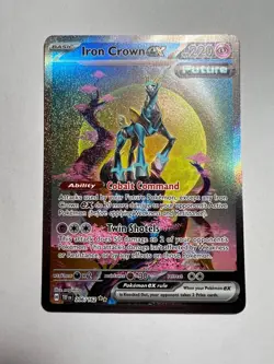 Pokemon Iron Crown ex 206/162 SV05: Temporal Forces Holo Great condition - Mint - Image 1