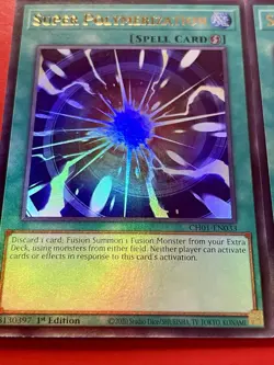 3x Super Polymerization + 3x Evenly Matched | Ultra Rare | NM | 1st Ed | YuGiOh! - Image 2