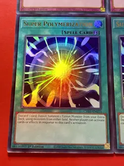 3x Super Polymerization + 3x Evenly Matched | Ultra Rare | NM | 1st Ed | YuGiOh! - Image 3