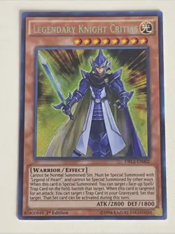 Yugioh Timaeus the Knight of Destiny Set Critias Hermos - NM Purple - Free Holo - Image 3