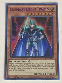 Yugioh Timaeus the Knight of Destiny Set Critias Hermos - NM Purple - Free Holo - Image 4