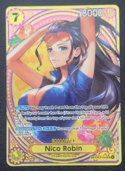 Bandai One Piece CCG Nico Robin EB03-055 SP Foil Special - Extra Booster - Image 1