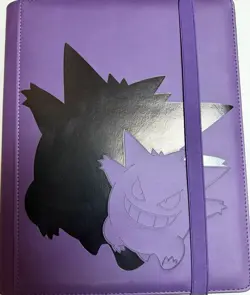 Elite Gengar 9-Pocket Zippered PRO Binder for Pokemon Holds 360 cards - Image 1