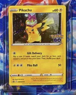 Pikachu [Holo] - (SWSH234) Promo [2022] Pokemon Go Stamped - Pokemon Card - Image 1