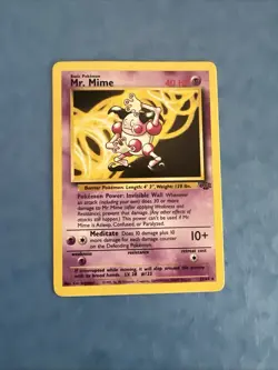 Mr. Mime 22/64 Jungle Non Holo Rare Pokemon Card - Image 1