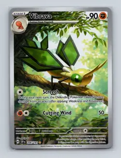 Vibrava 206 2024 Pokemon Surging Sparks Illustration Rare Card NM+ (d) - Image 1