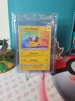 Pokemon - Ash's Pikachu - TCG SM108 2017 Promo Card - NEW/SEALED - NM - Kanto - Image 1