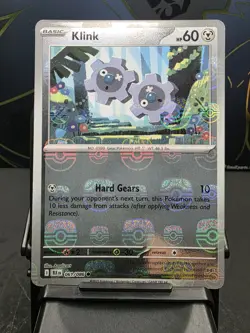 Klink Master Ball Pattern 061/086 Sv: Black Bolt Holo - Pokemon Card - Image 1