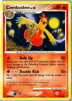 Pokemon Card - Combusken 35/106 Great Encounters Uncommon Moderately Played - Image 1