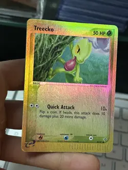 #2 Treecko 80/97 EX Dragon 2003 Reverse Holo Vintage E-Reader Pokemon Card - Image 3