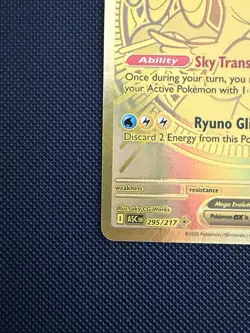 Mega Dragonite EX ASCEN 295/217 EX Full Art Foil Rare Pokemon Card HP 370 - Image 5