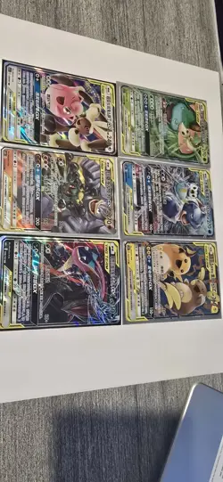 6 Tag Teams Pokemon Cards. - Image 1
