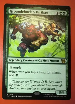 MTG, GROUNDCHUCK & DIRTBAG, 0115, RARE, NM, TMT, REGULAR FINISH - Image 1