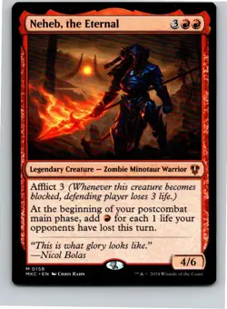 Magic the Gathering Neheb, the Eternal Commander: Murders at Karlov Manor MTG - Image 1